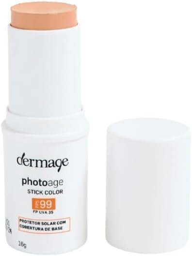 Photoage Stick Incolor, Filtro Solar em Bastão, FPS99 e FPUVA34, Proteção UVA e UVB, 12g
