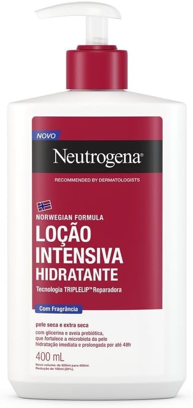 Hidratante Corporal Neutrogena Norwegian Formula Intensivo com Fragrância 400ml