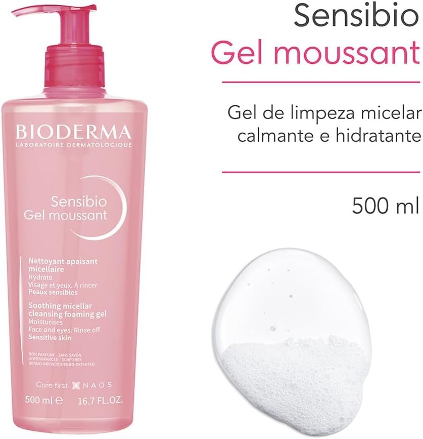 Sensibio Gel Moussant Tubo, Bioderma 500ml