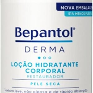 Bepantol Derma Hidratante Corporal, Restaurador para Pele Seca, 400ml