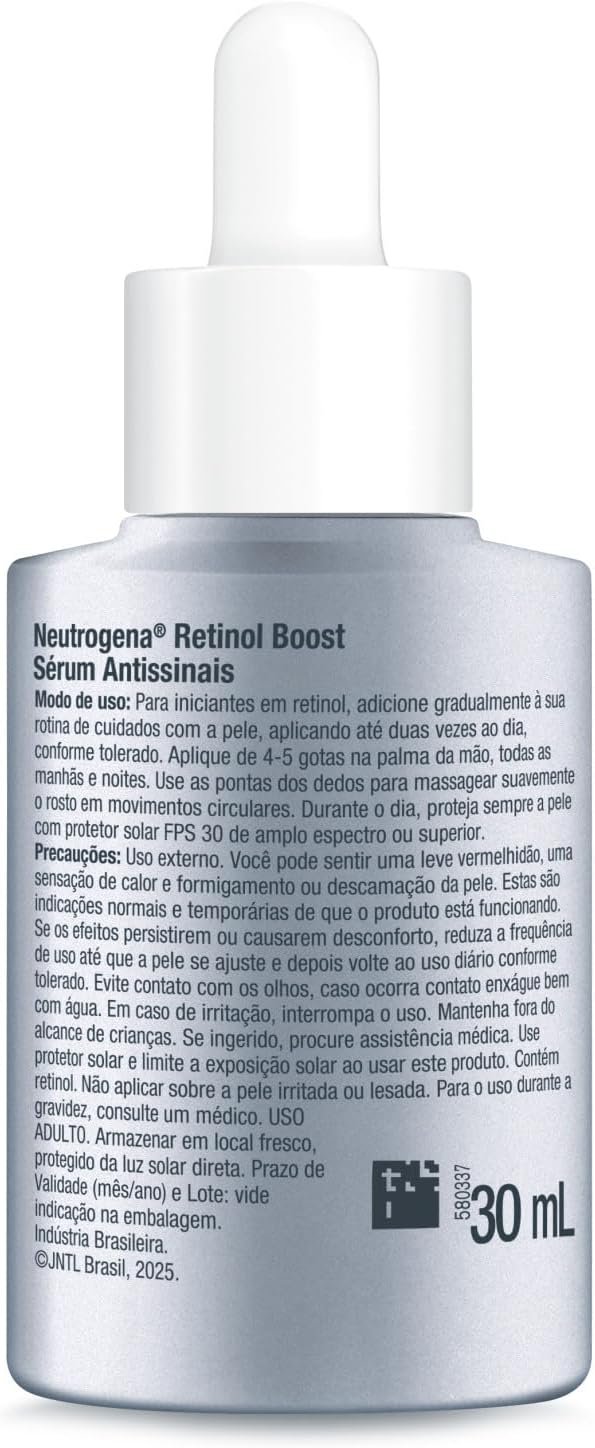 Neutrogena Retinol Boost Sérum 0.3 Antissinais, 30mL - Image 4