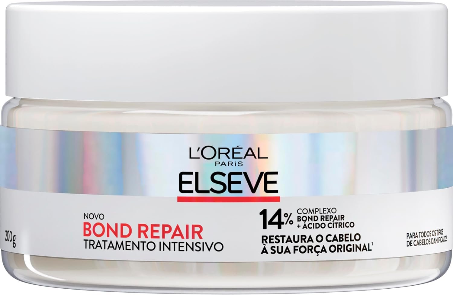 L'Oréal Paris Elseve Bond Repair Máscara de Tratamento Intensivo, 200g