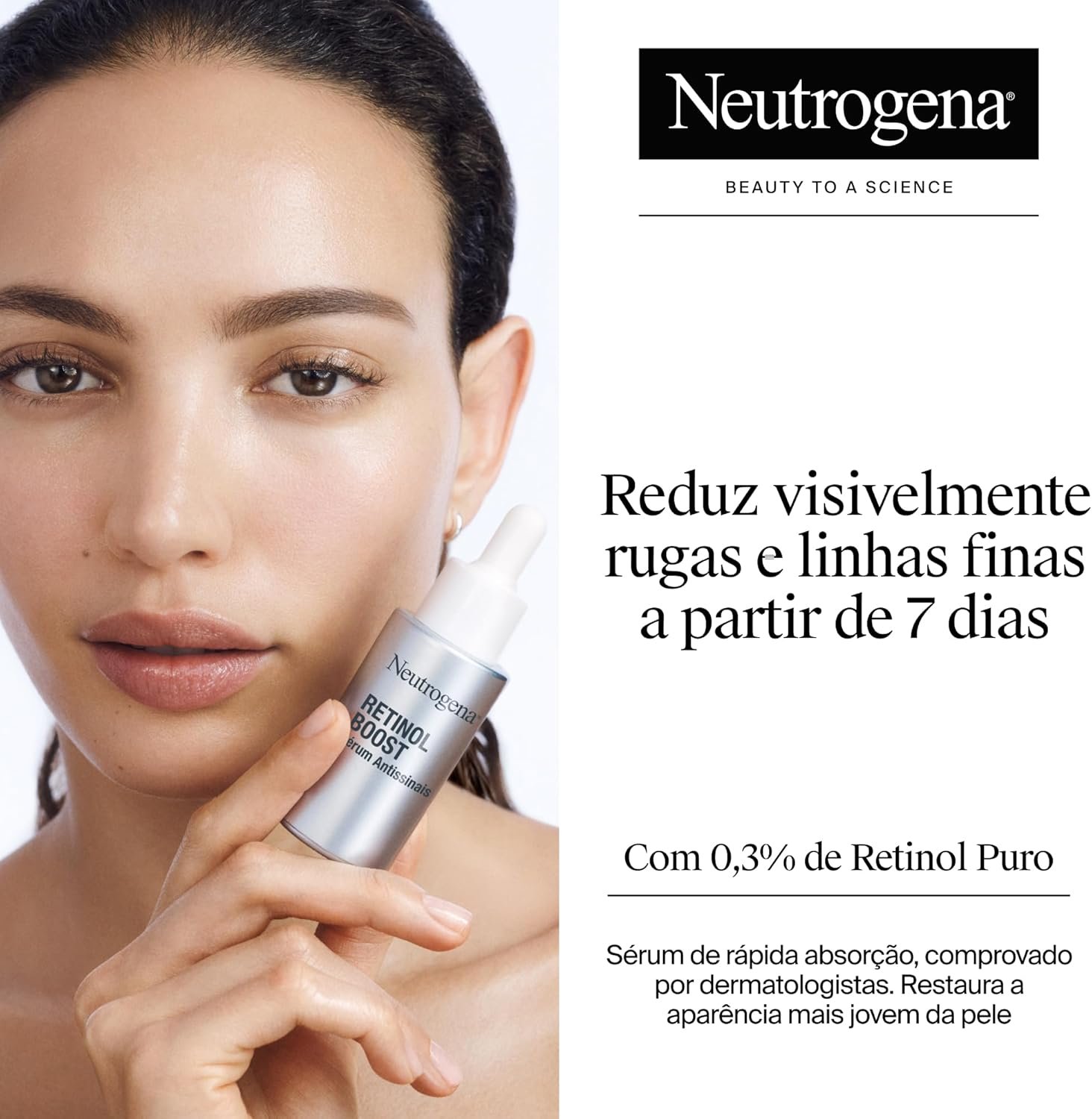 Neutrogena Retinol Boost Sérum 0.3 Antissinais, 30mL - Image 5