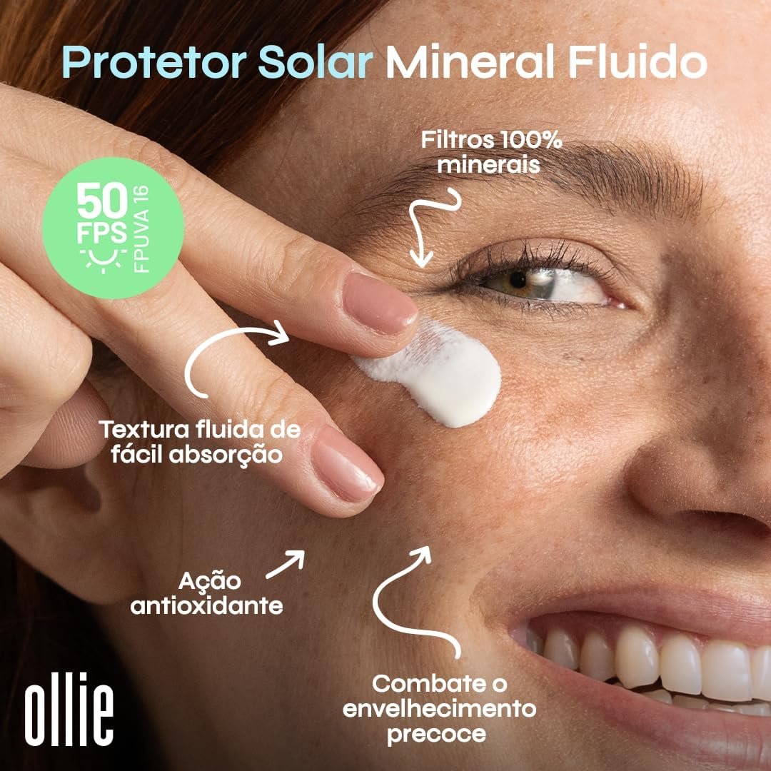 Protetor Solar Mineral Fluído FPS 50 FPUVA 16 - Image 3
