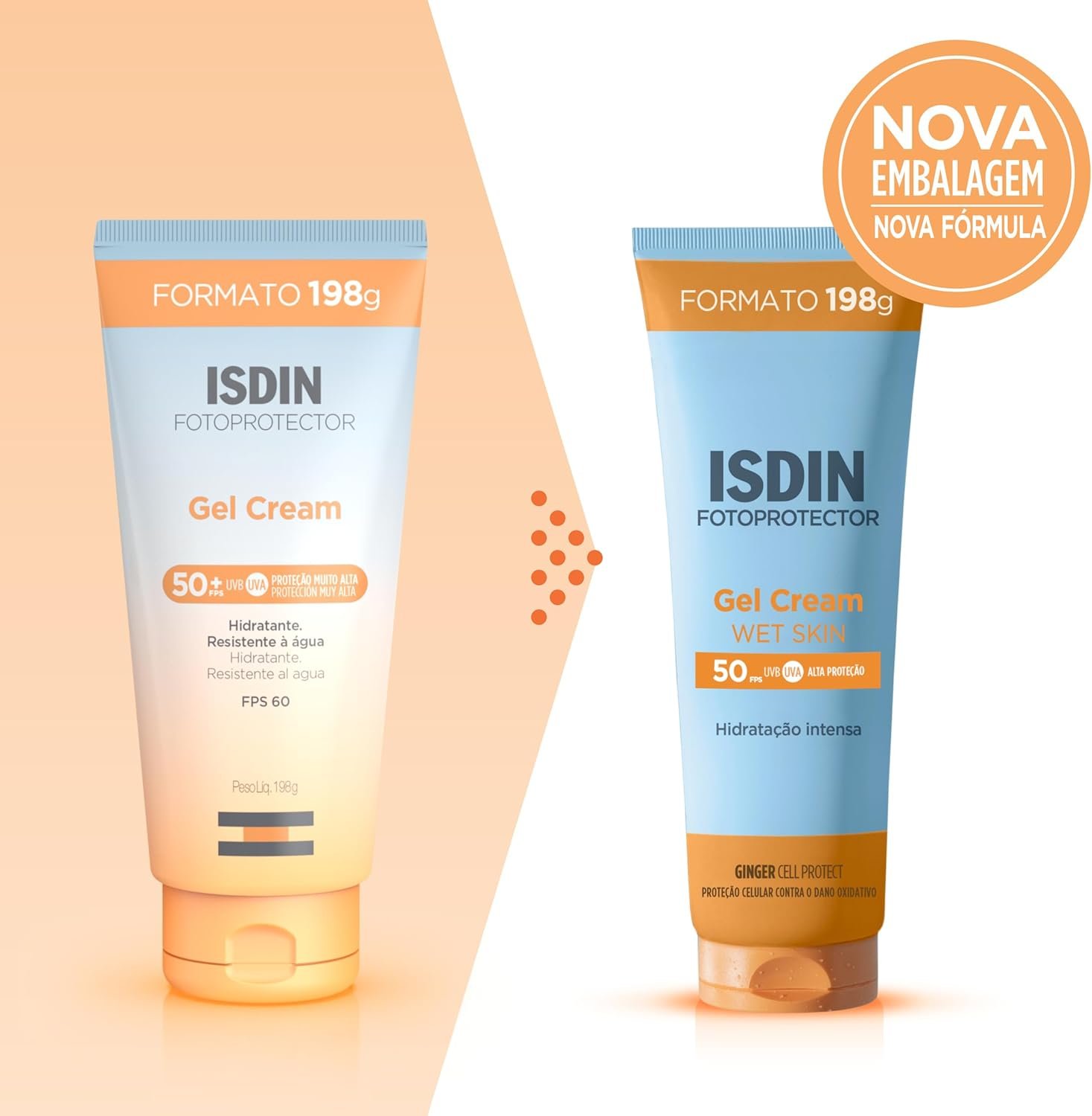 Protetor Solar Corporal ISDIN Gel Cream FPS 50+ 198g - Image 6